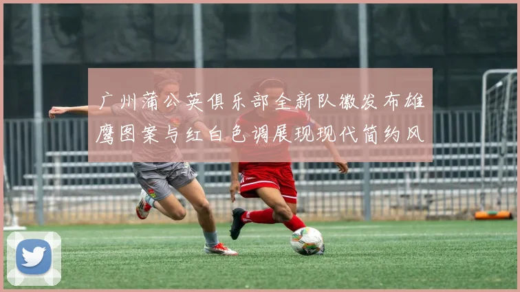 广州蒲公英俱乐部全新队徽发布雄鹰图案与红白色调展现现代简约风格